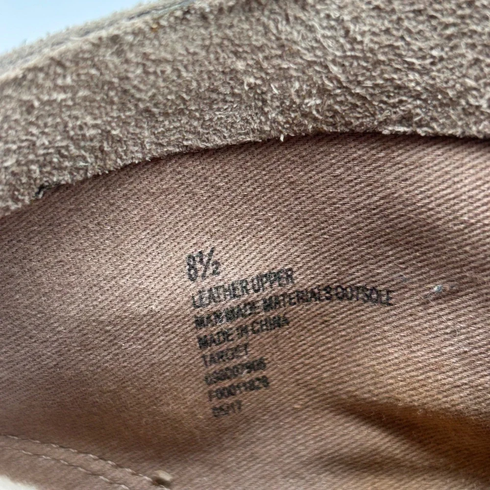 DV Dolce Vita Womens 8.5 Taupe Suede‎ Slip On Chukka Sneaker Boots